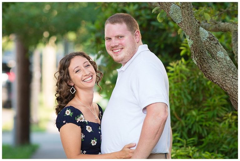 couple smiling